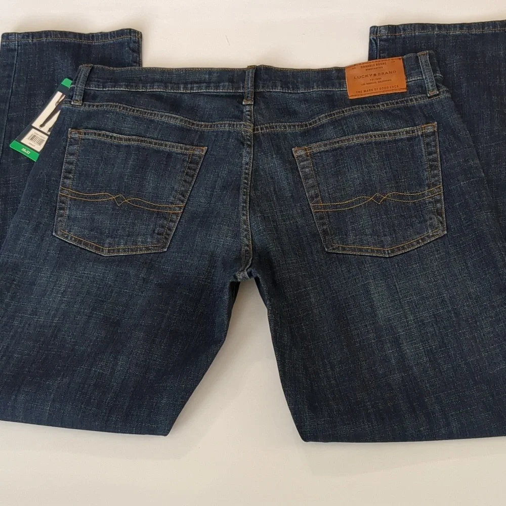 Lucky Brand 221 Original Straight Stretch Jean Sz 38 x 32